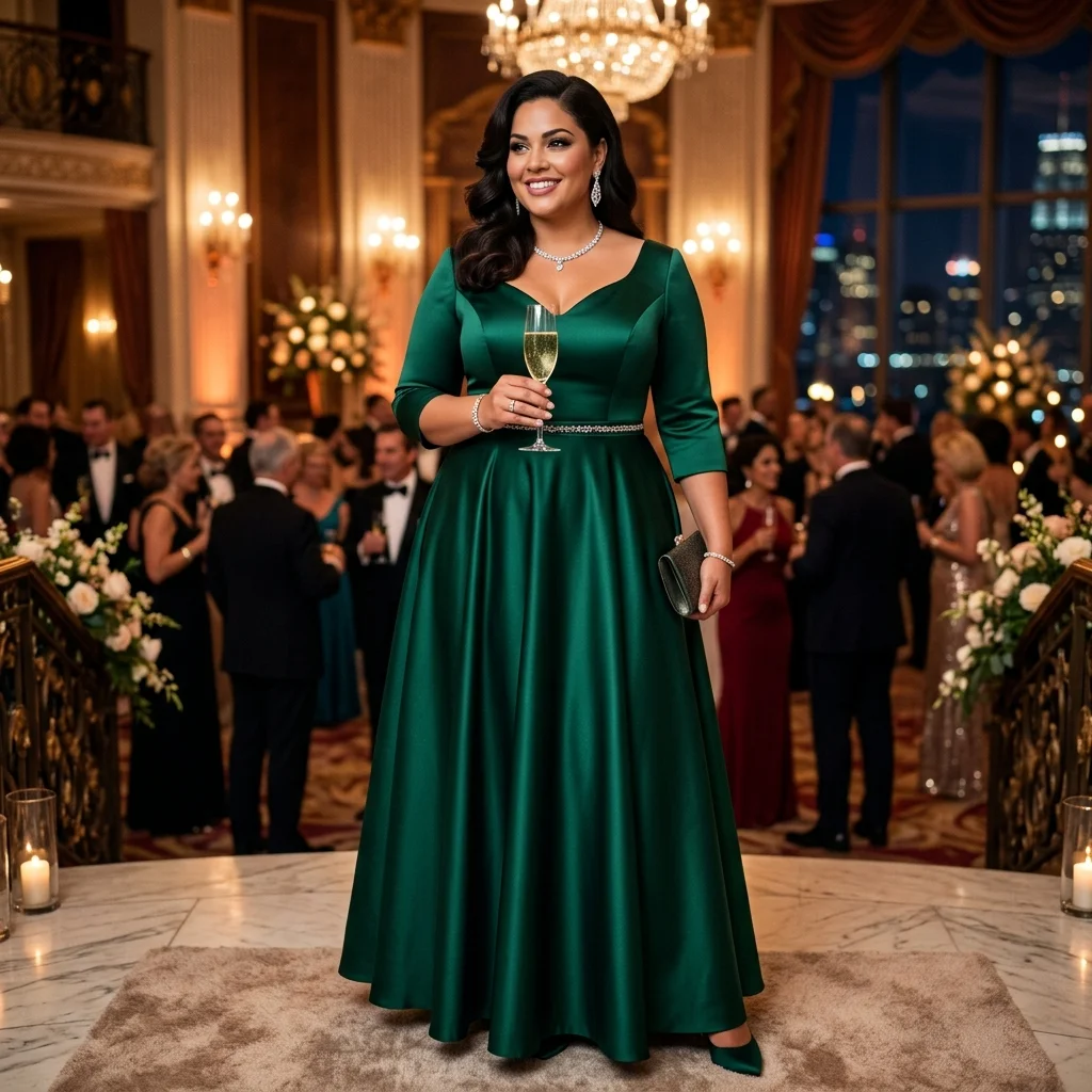 Ropa de fiesta en tallas grandes: cómo elegir vestidos para eventos y bodas